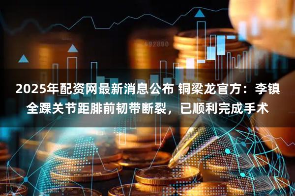 2025年配资网最新消息公布 铜梁龙官方：李镇全踝关节距腓前韧带断裂，已顺利完成手术